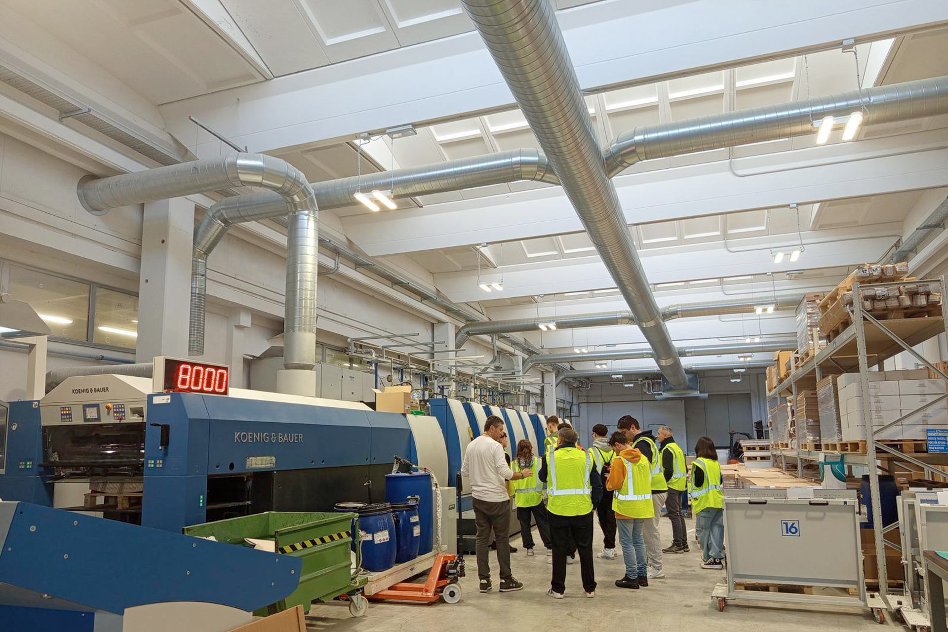 Visita didattica dell’IIS Merloni Miliani di Fabriano in Artelito