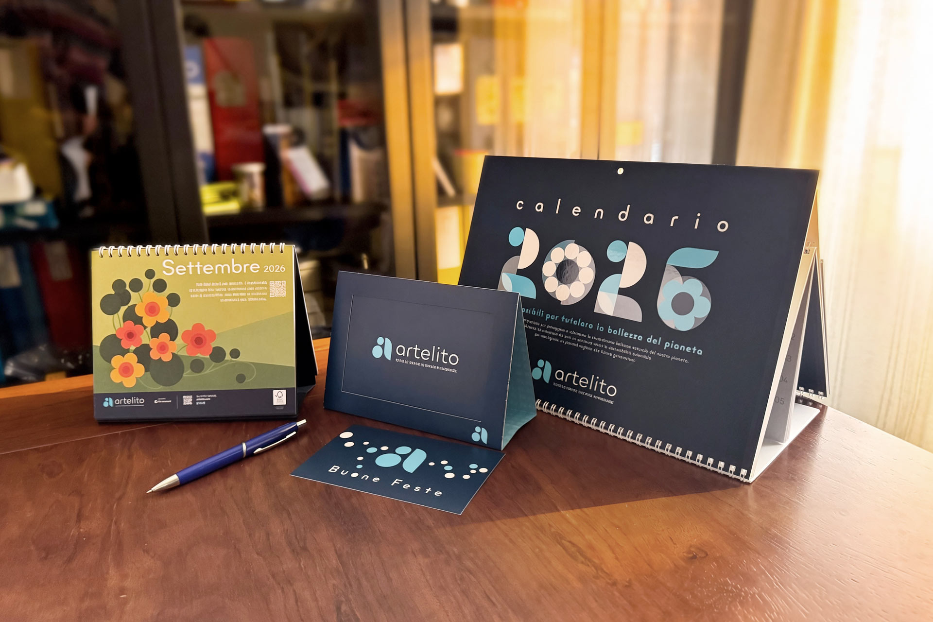 Calendario e portafoto Artelito 2025